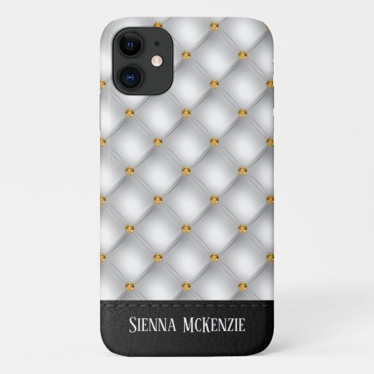 ラグジュアリーなタフテッドテクスチャ Case-Mate iPhoneケース (裏面)