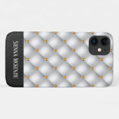 ラグジュアリーなタフテッドテクスチャ Case-Mate iPhoneケース (裏面(横))