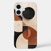 ラグジュアリーなニュートラル幾何学デザイン Case-Mate iPhoneケース (裏面)