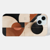 ラグジュアリーなニュートラル幾何学デザイン Case-Mate iPhoneケース (裏面 (横))