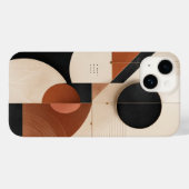 ラグジュアリーなニュートラル幾何学デザイン Case-Mate iPhoneケース (裏面 (横))