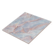 ラグジュアリーなブルーとピンクのジェムストモダンンエレガント タイル (側面)