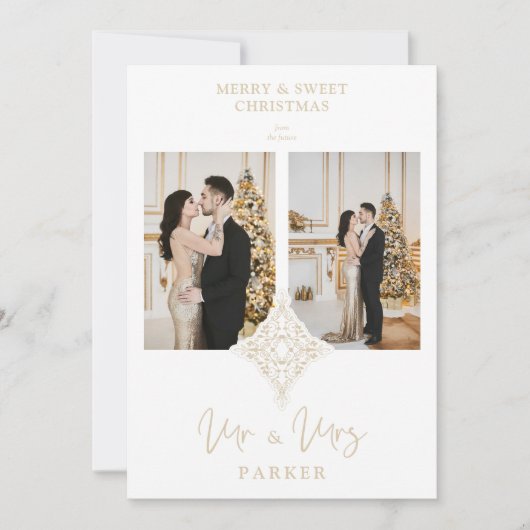 ラグジュアリーなレースのMR＆MRSクリスマスウェディング2枚の写真 (正面)