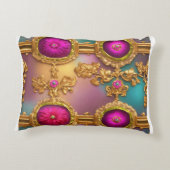 ラグジュアリーな再定義:エレガンスのビジョンフランスの アクセントクッション (裏面)