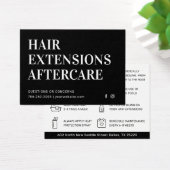 ラグジュアリーな黒のクラシックなヘアアフターケアガイド (デスク)