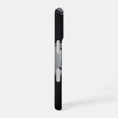 💧 ラグジュアリーな「David」フロー メタリック ネーム デザイン iPhone 16ケース (右側面)
