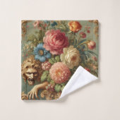 ラグジュアリーに潜む – ゴシックビクトリアン様式 バスタオルセット (ウォッシュタオル)