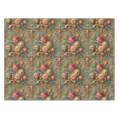 ラグジュアリーに潜む – ゴシック様式の大パターン テーブルクロス (正面(横))