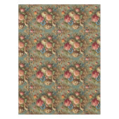 ラグジュアリーに潜む – ゴシック様式の大パターン テーブルクロス (正面)