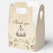 ラグジュアリーアイボリー金ゴールドメキシコスタイルキンセアニラ フェイバーボックス (オープン)