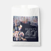 ラグジュアリーアダルト誕生日40 パーソナライズされたth フェイバーバッグ (正面)