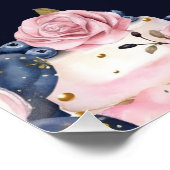 ラグジュアリーアニー誕生日 パーソナライズされた ポスター (コーナー)