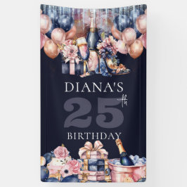 ラグジュアリーアニー誕生日 パーソナライズされた 横断幕