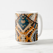 ラグジュアリーアフリカカリブの伝統 コーヒーマグカップ (正面右)