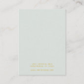 ラグジュアリーイヤリングホルダーソフトニュートラル(金ゴールドフォント) 名刺 (裏面)