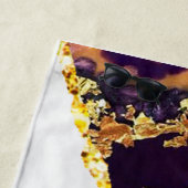 ラグジュアリーインテリアマーブルストーングリッター ビーチタオル (インサイチュ)