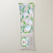 ラグジュアリーイースターバニーリース パーソナライズされた ボディピロー (正面縦)