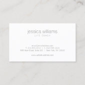 ラグジュアリーウッドエフェクトアート 名刺 (裏面)