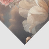 ラグジュアリーエテリアル美しい&バロックスタイル花模様 薄葉紙 (詳細)