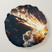 ラグジュアリーエレガンスピローコレクション ラウンドクッション (裏面)