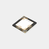 ラグジュアリーエレガントなメタリックフェイク金ゴールドマンダラ ポストイット (アングル)