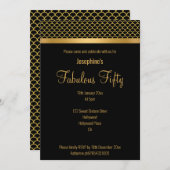 ラグジュアリーエレガントカスタムマーメイドテーマ 招待状 (正面/裏面)