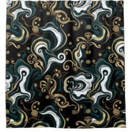 ラグジュアリーエレガントグラムシャワーカーテン シャワーカーテン