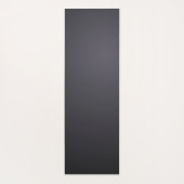 ラグジュアリーエレガントグレイブラックマンダラデザイン名 ヨガマット (裏面)