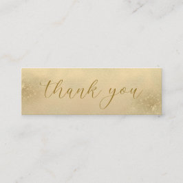 ラグジュアリーエレガントシマーモダンリーゴールデンサンキューホテル スキニー名刺