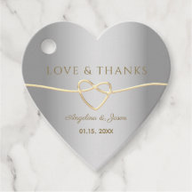 ラグジュアリーエレガントシルバ結婚ーズ・サンキュー