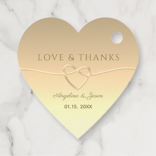 ラグジュアリーエレガントシルバ結婚ーズ・サンキュー フェイバータグ (裏面)