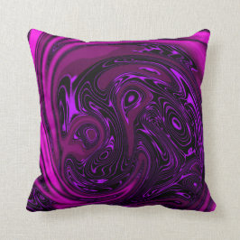 ラグジュアリーエレガントパープルドラゴンホース抽象芸術 クッション