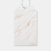 ラグジュアリーエレガントパールスアンドプロセッコブライダルシャワー ギフトタグ (裏面)