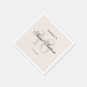 ラグジュアリーエレガントピンクスイーツ16ナプキンス スタンダードカクテルナプキン (角)