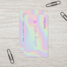 ラグジュアリーエレガントピンクスウィートホログラフィシ