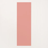 ラグジュアリーエレガントピンク金ゴールドマーブルエフェクト名 ヨガマット (裏面)