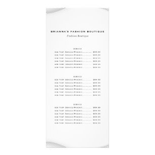 ラグジュアリーエレガントブティックホワイト金ゴールドビジネス ラックカード