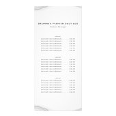 ラグジュアリーエレガントブティックホワイト金ゴールドビジネス ラックカード