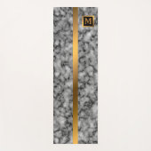 ラグジュアリーエレガントブモダンラック金ゴールド大理石 ヨガマット (正面)