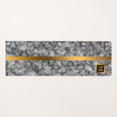 ラグジュアリーエレガントブモダンラック金ゴールド大理石 ヨガマット (正面(横))