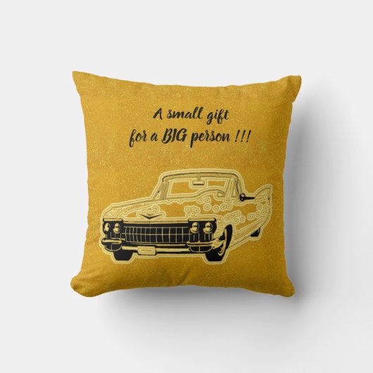 ラグジュアリーエレガントブモダンラック金ゴールド車 クッション (正面)