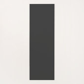 ラグジュアリーエレガントブラック金ゴールドマーブルエフェクト名 ヨガマット (裏面)