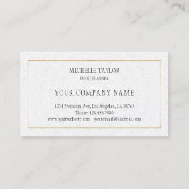 ラグジュアリーエレガントホワイト金ゴールドマンダラプロフェッショナル 名刺