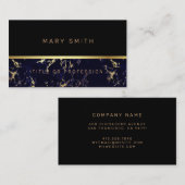 ラグジュアリーエレガントマーブル名刺 名刺 (正面/裏面)