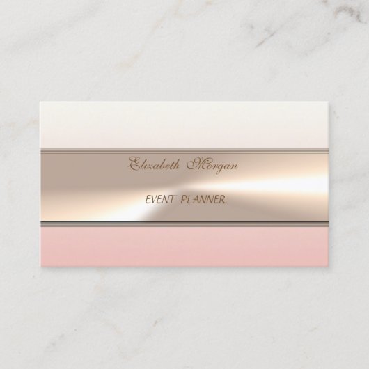 ラグジュアリーエレガントモダンプロフェッショナル 名刺 (正面)