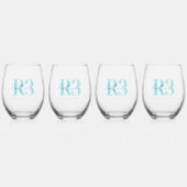 ラグジュアリーエレガントリトリートロ企業のゴ ステムなしワイングラス (正面)