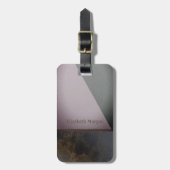 ラグジュアリーエレガントレザーカラフルルック ラゲッジタグ (正面縦)