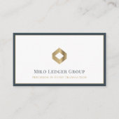 ラグジュアリーエレガントロゴ 名刺 (正面)