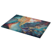 ラグジュアリーエレガント抽象芸術マーブルビューティフル カッティングボード (角)