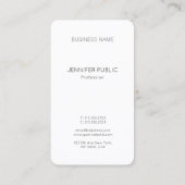 ラグジュアリーエレガント金ゴールドモノグラムトレンディーテンプレートシック 名刺 (裏面)